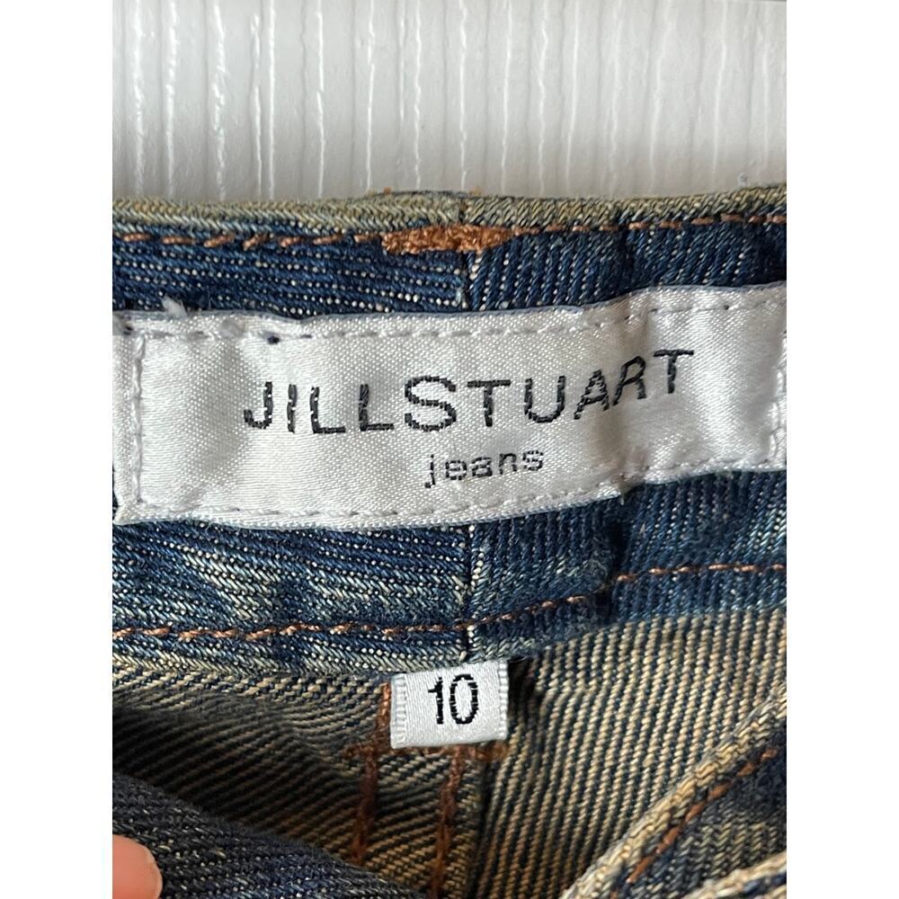 Jill Stuart Dark Blue Denim Wide Leg Jeans Women's Size 10 - Picture 4 of 6